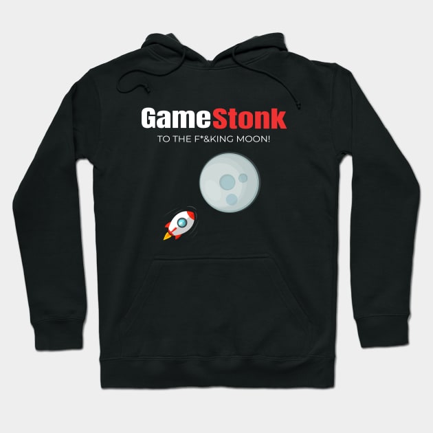 GameStonk to the Moon Hoodie by Yasna